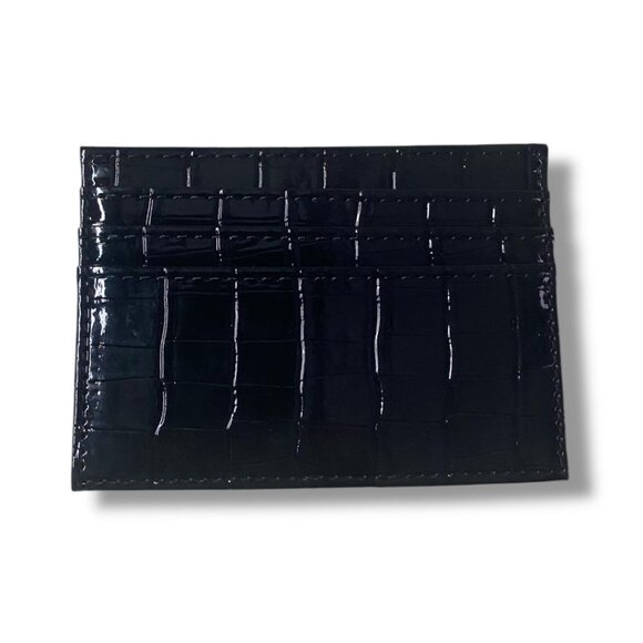 NEW - JOURNEY413 CROC LEATHER 4X3 CARD CASE WALLET 3 COLOR OPTIONS 1 - Picture 13 of 13